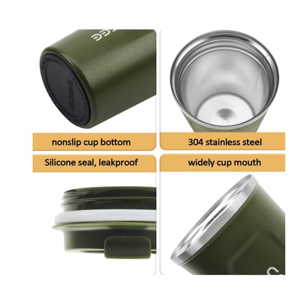 Insulated Stainless Vacuum Coffee Travel Mug 16 oz