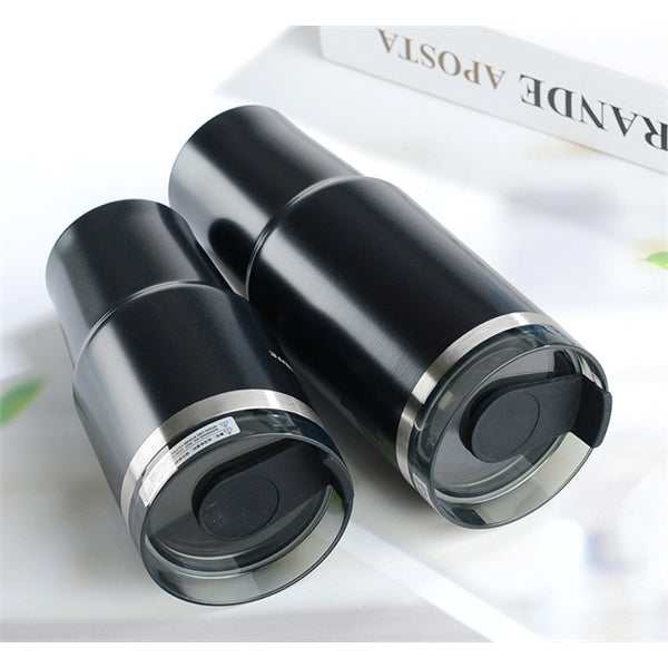 Stainless Steeldouble-walled vacuum insulation mug.