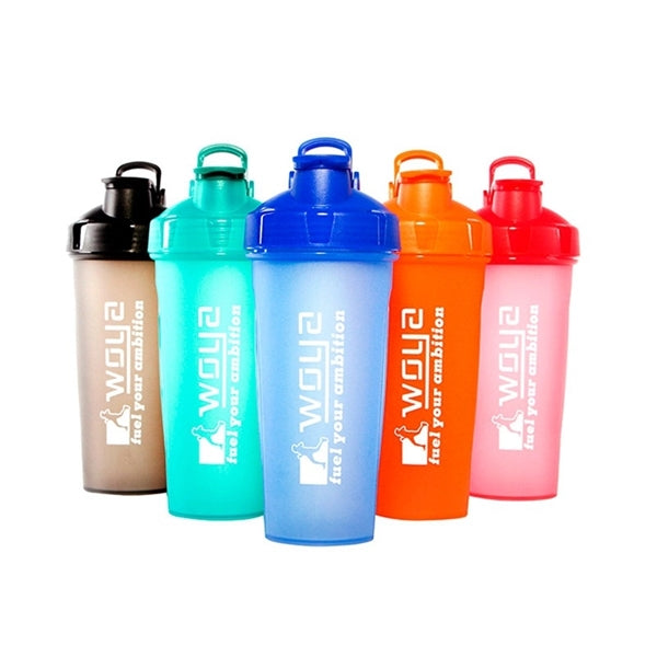 25 oz. Branded Fitness Protein Shaker Bottles w/ Mixer