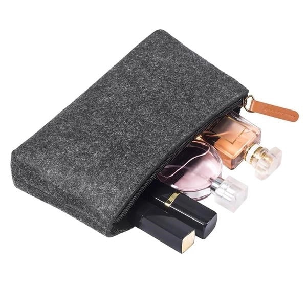 Felt Pencil Bag With Zipper