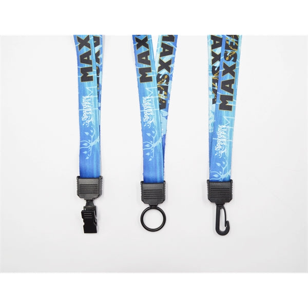 Full Bleed Sublimation Lanyards with Plastic Attachments
