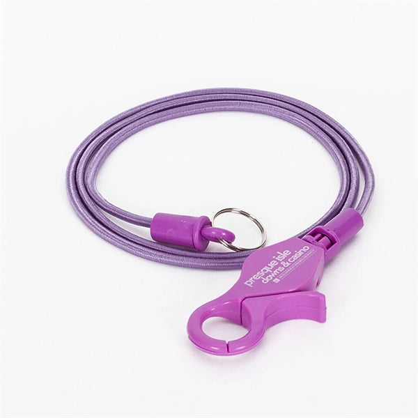 20" Stretch Casino Bungee Cord Lobster Claw Lanyard