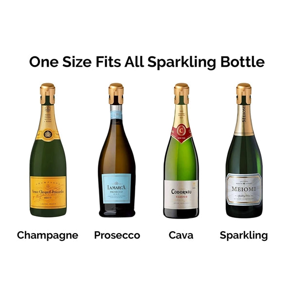 Stainless Steel Sparkling Champagne Sealer Stopper