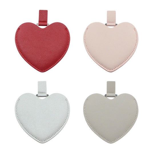 Heart Shaped Compact Cosmetic Mirror