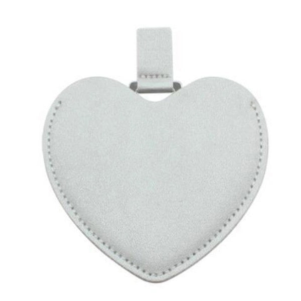 Heart Shaped Compact Cosmetic Mirror