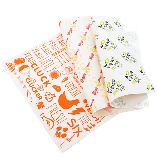 Food Hamburger Wrapper Paper Basket Liners Wrappi