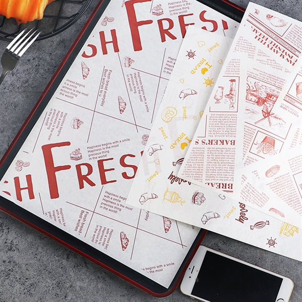 Food Hamburger Wrapper Paper Basket Liners Wrappi