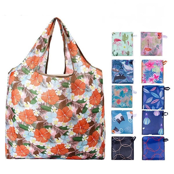 210D Rip-Stop T-Shirt Style Foldable Bag