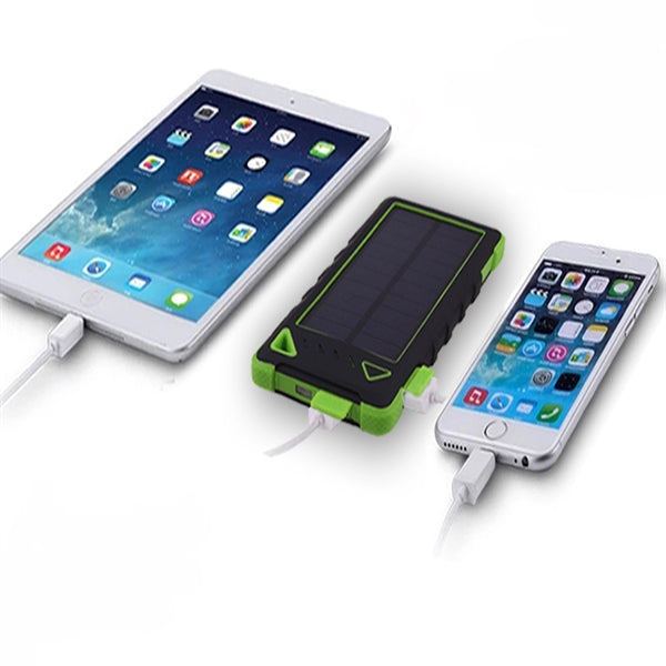 Advertised Solar power bank 8,000mAh