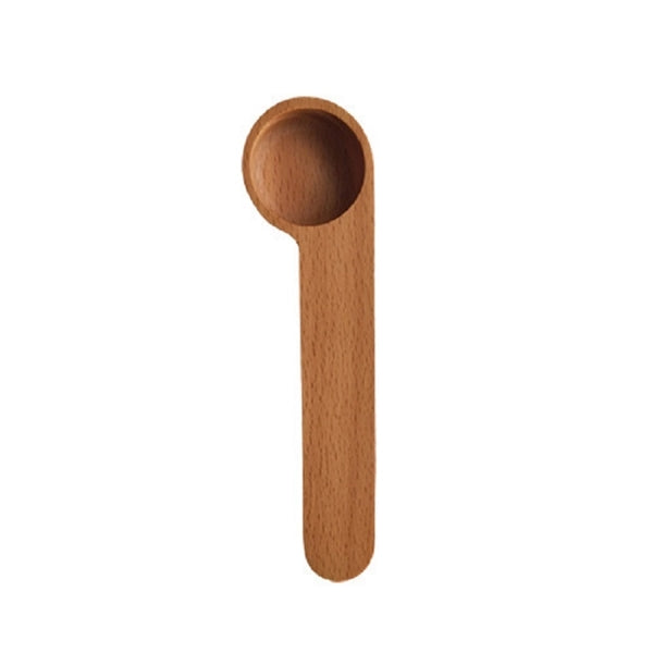 Bamboo Coffee Scoop & Clip