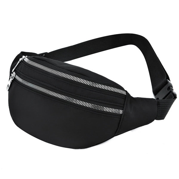 2 Zipper Shoulder Purse Belt Tote bag