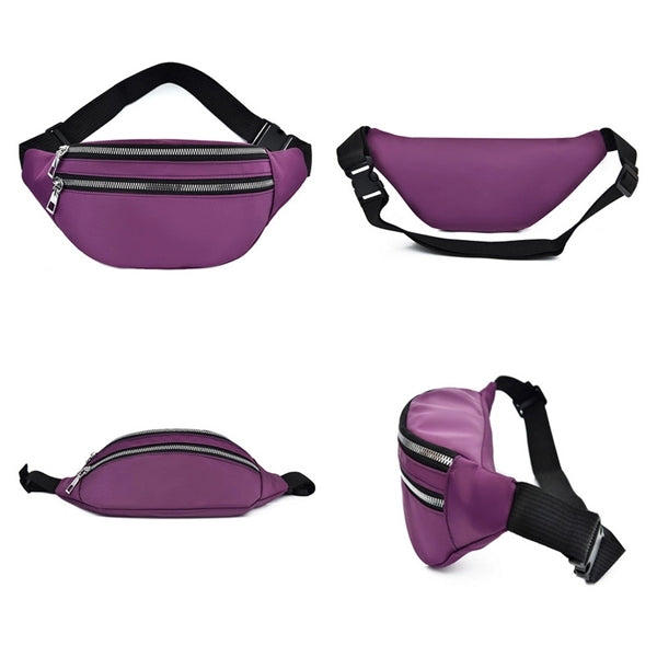 2 Zipper Shoulder Purse Belt Tote bag