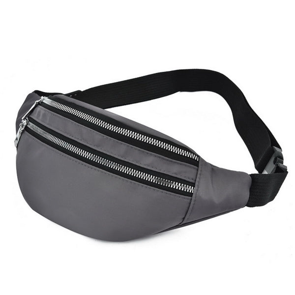 2 Zipper Shoulder Purse Belt Tote bag