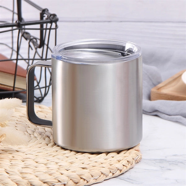 12 oz Stainless Steel Insulated Coffee Mug with Handle