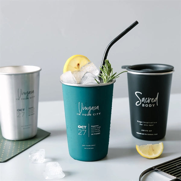 Stainless Stackable Pint Cup Tumblers