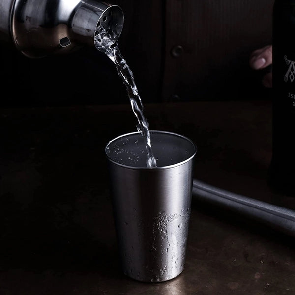 Stainless Stackable Cup Tumblers Beer Mug