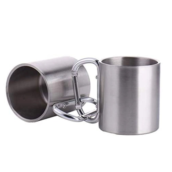 Stainless Coffee Mug Carabiner