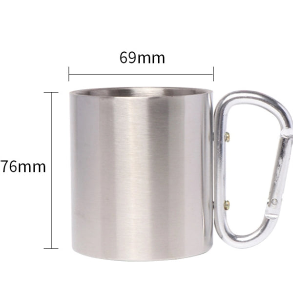 Stainless Coffee Mug Carabiner