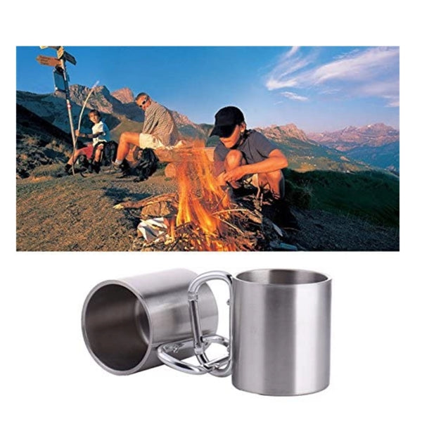 Stainless Coffee Mug Carabiner