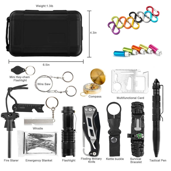 15 in 1 Emergency Survival Tool Kits