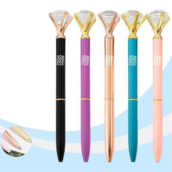 Crystal Metal Ballpoint Pen for School/ Office