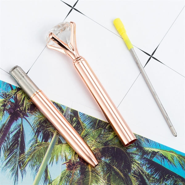 Crystal Metal Ballpoint Pen for School/ Office