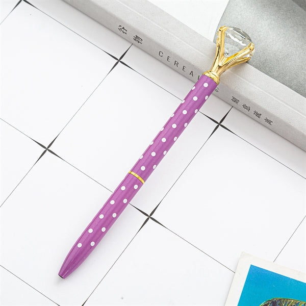 Crystal Metal Ballpoint Pen for School/ Office