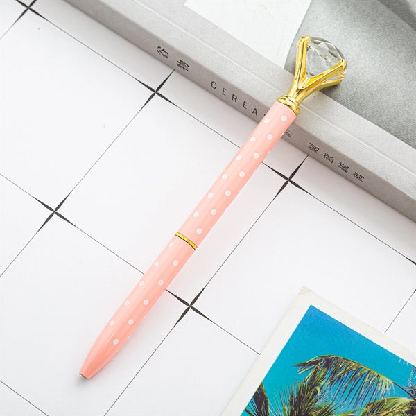 Crystal Metal Ballpoint Pen for School/ Office