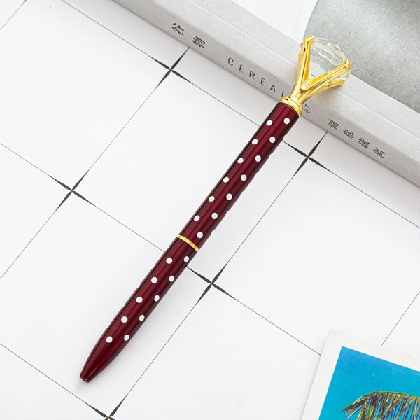 Crystal Metal Ballpoint Pen for School/ Office