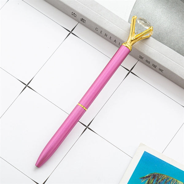 Crystal Metal Ballpoint Pen for School/ Office
