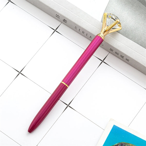 Crystal Metal Ballpoint Pen for School/ Office