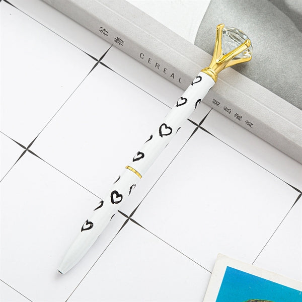 Crystal Metal Ballpoint Pen for School/ Office