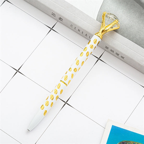 Crystal Metal Ballpoint Pen for School/ Office