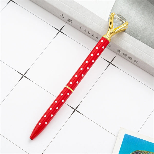 Crystal Metal Ballpoint Pen for School/ Office