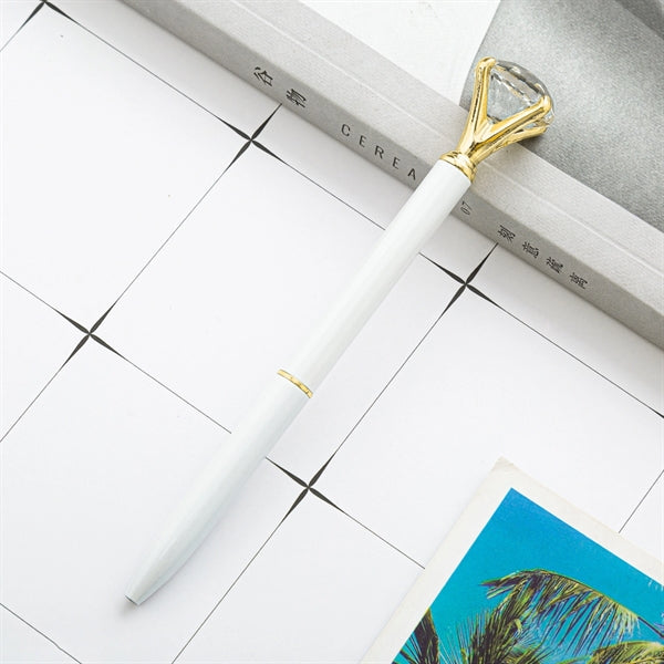 Crystal Metal Ballpoint Pen for School/ Office