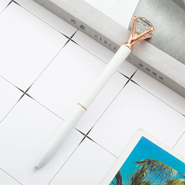 Crystal Metal Ballpoint Pen for School/ Office