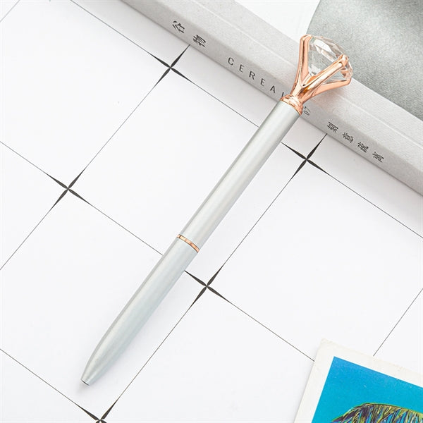 Crystal Metal Ballpoint Pen for School/ Office
