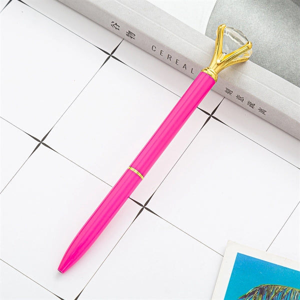 Crystal Metal Ballpoint Pen for School/ Office