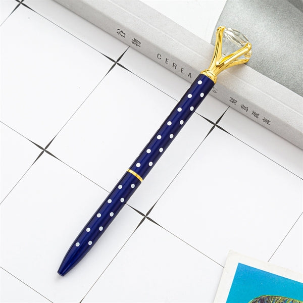Crystal Metal Ballpoint Pen for School/ Office