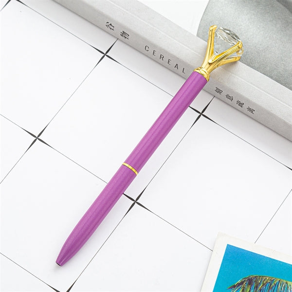 Crystal Metal Ballpoint Pen for School/ Office