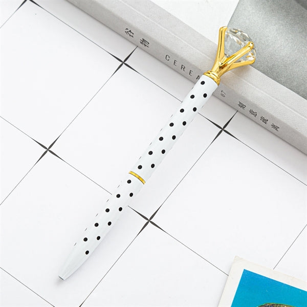 Crystal Metal Ballpoint Pen for School/ Office