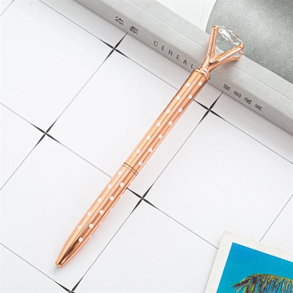 Crystal Metal Ballpoint Pen for School/ Office