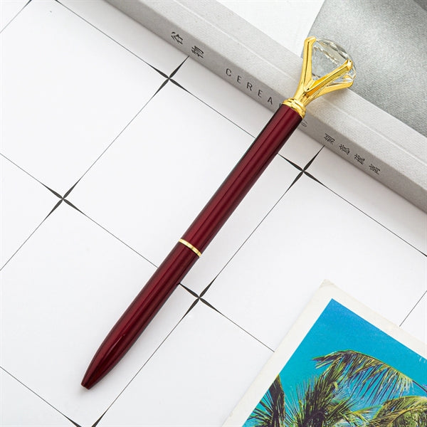 Crystal Metal Ballpoint Pen for School/ Office