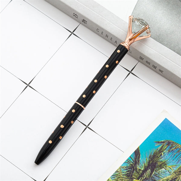 Crystal Metal Ballpoint Pen for School/ Office