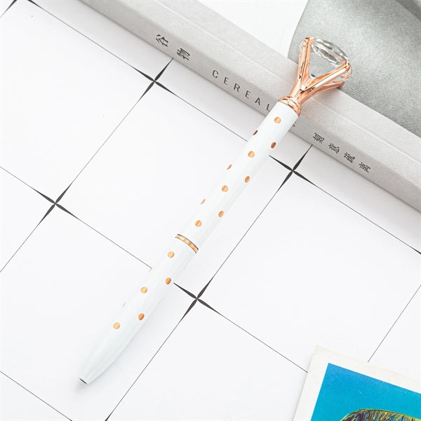 Crystal Metal Ballpoint Pen for School/ Office