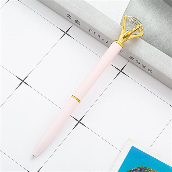 Crystal Metal Ballpoint Pen for School/ Office