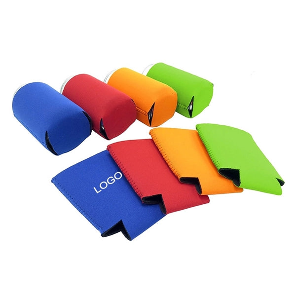Collapsible Beer Blank Can Cooler Sleeve