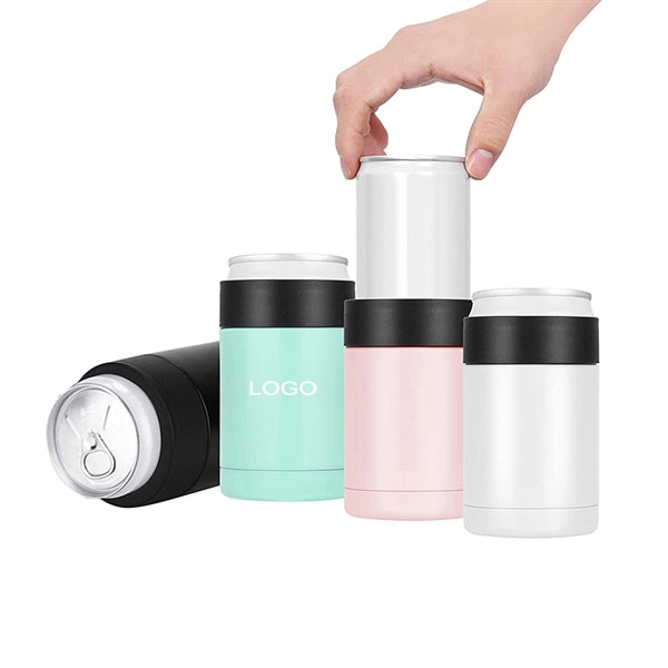 12 Oz Double Wall Stainless Steel Can Cooler