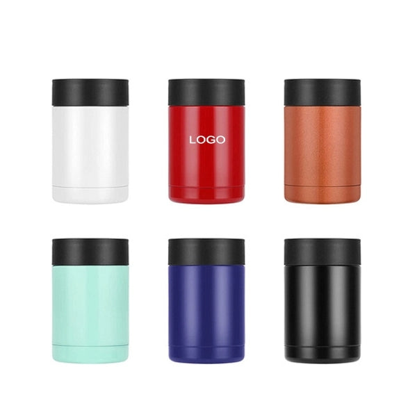 12 Oz Double Wall Stainless Steel Can Cooler