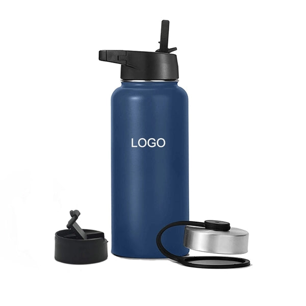 32 Oz Vacuum Insulated Stainless Steel Sport Water Bottle